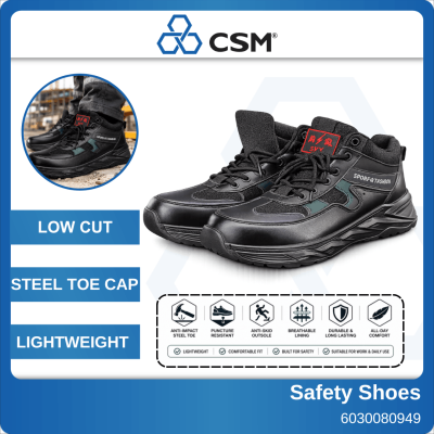 AWE Safety Shoes Steel Toe Cap Sneakers Shoes Construction Work Shoes Kasut Kerja Lelaki UK4-UK12