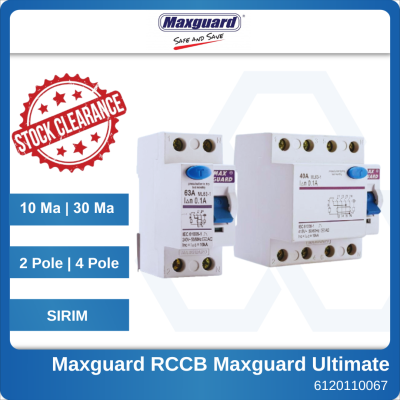 [CLEAR STOCK] RCCB Maxguard Ultimate Protection Circuit Breaker
